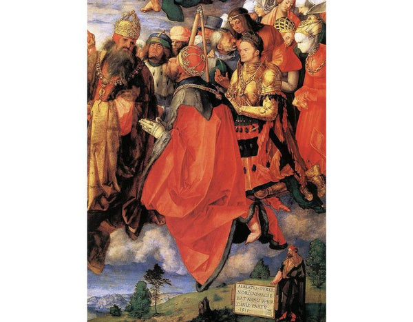 The Adoration of the Trinity (detail 3)