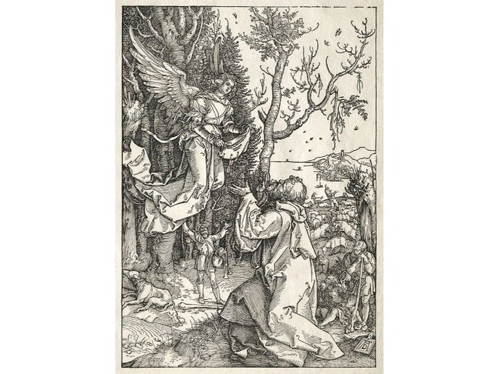 Joachim and the Angel, from Life of the Virgin
