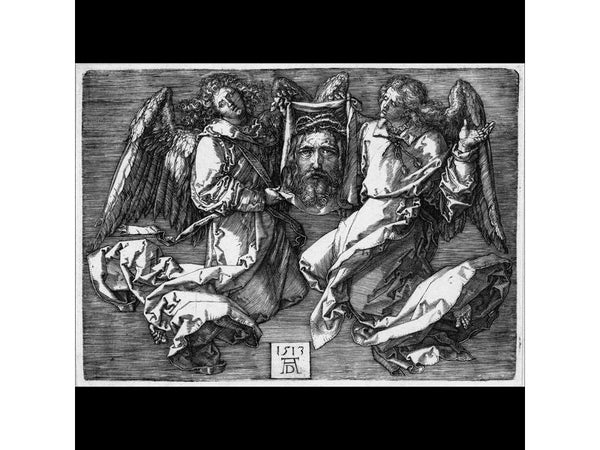 Sudarium Displayed By Two Angels