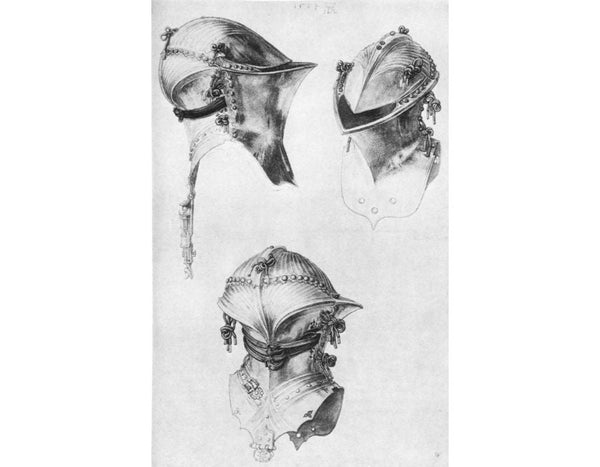 Side Front And Back View Of A Helmet