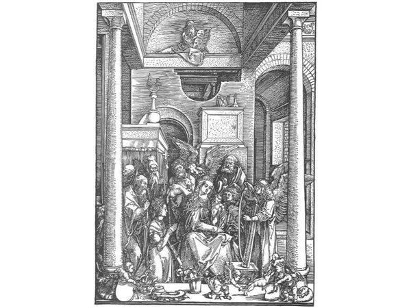 Life of the Virgin, 19. The Virgin Worshipped by Angels and Saints