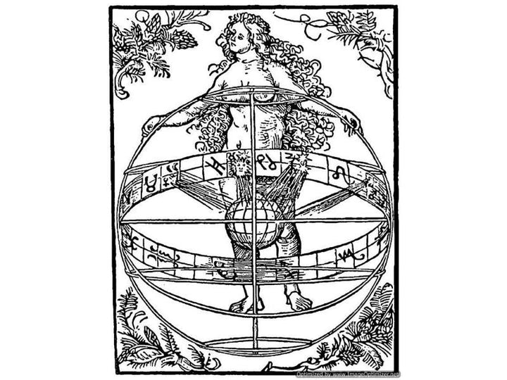 Nude Woman with the Zodiac