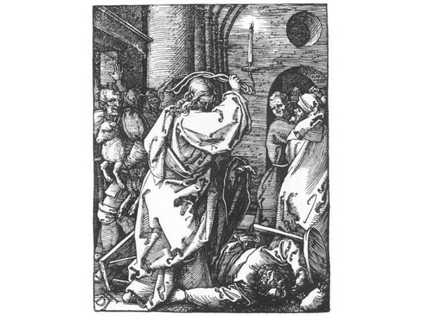 Small Passion, 07. Christ Driving the Merchants from the Temple