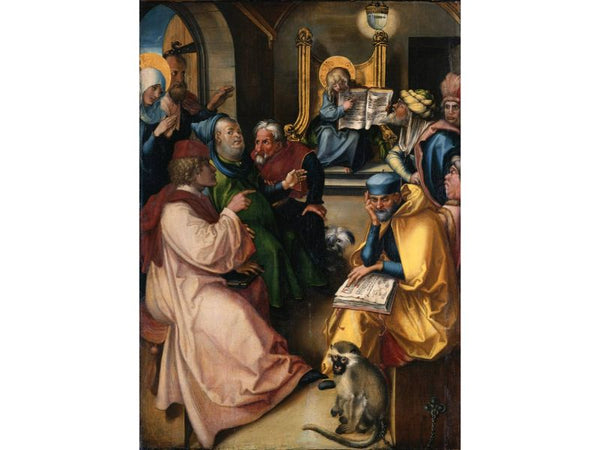 Twelve year old Jesus in the Temple