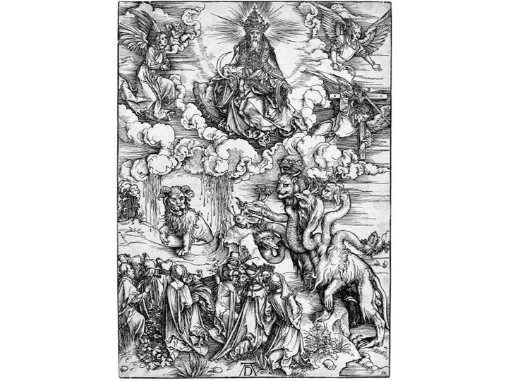 The Revelation of St John, 12. The Sea Monster and the Beast with the Lamb's Horn