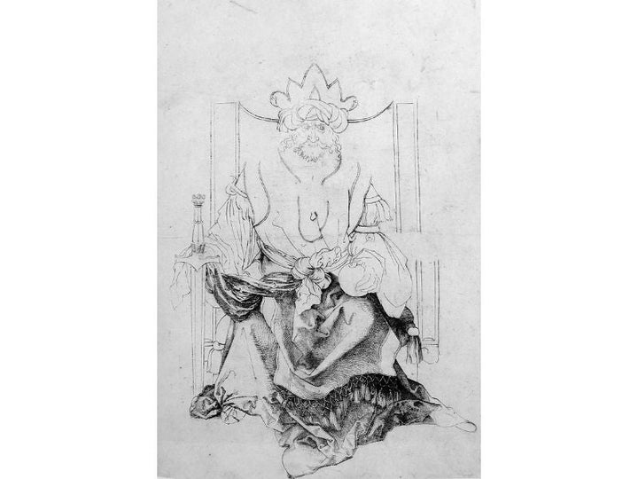 Oriental Ruler Enthroned