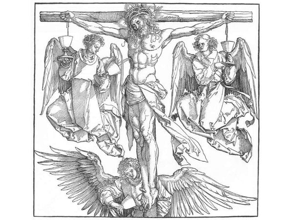 Christ on the Cross with Three Angels 2