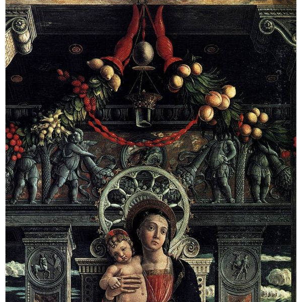 San Zeno Polyptych (detail-2) 1457-60 