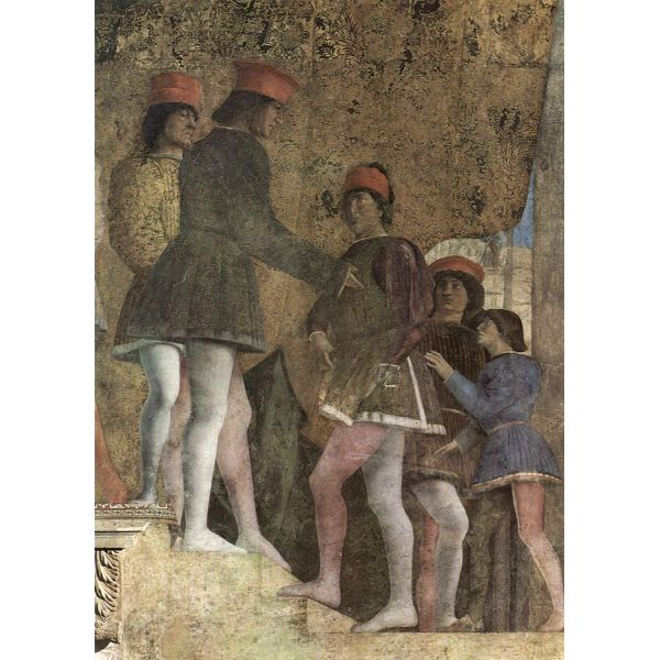 The Gonzaga Family And Retinue Detail 3 1465-74 
