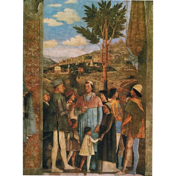 Meeting of Duke Ludovico II Gonzaga with Cardinal Francesco Gonz(fragment) 