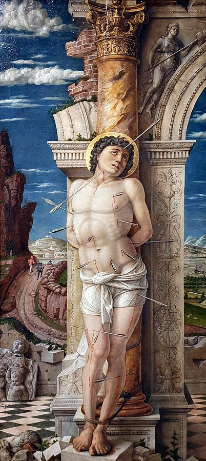 St Sebastian 1457-58 