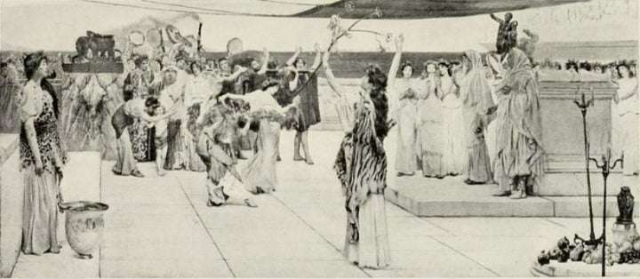 A Dedication to Bacchus / Eine Weihung an Bacchus Year: 1905 