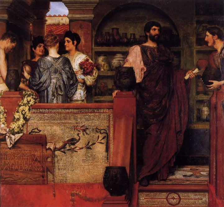 Hadrian Visiting A Romano British Pottery 