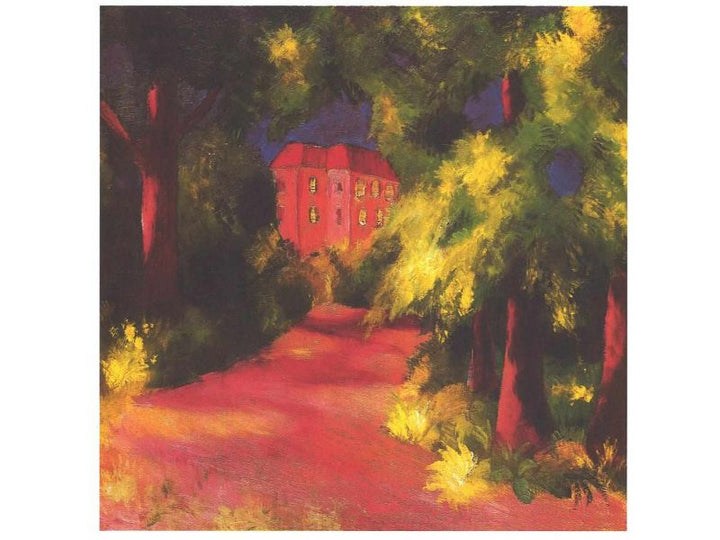 Red House in a Park 1914