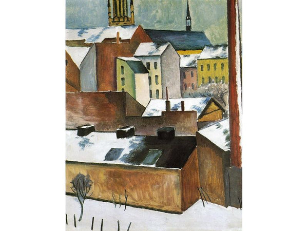 St. Mary's in the Snow (Mariekirsche im Schnee) 1911