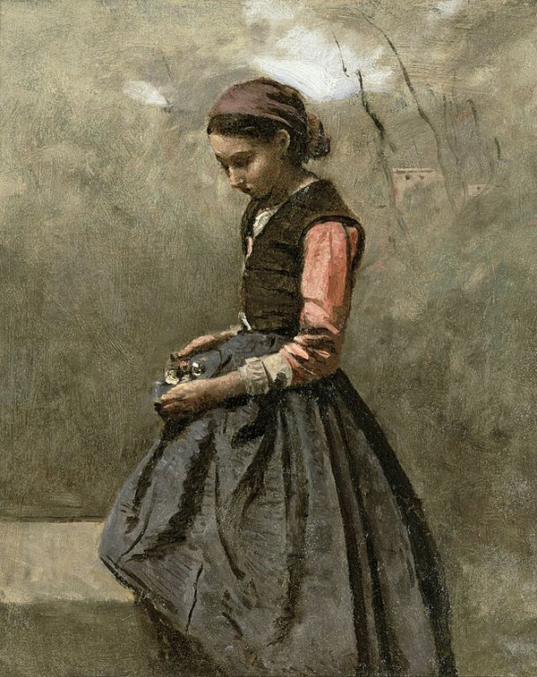 A Pensive Girl, c.1865 