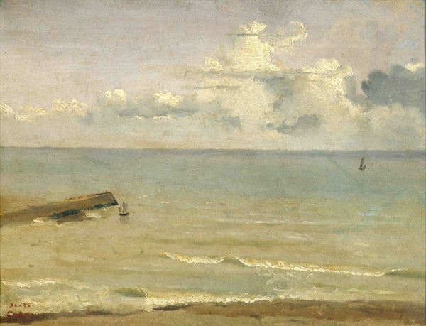 Dieppe - End of a Pier and the Sea 
