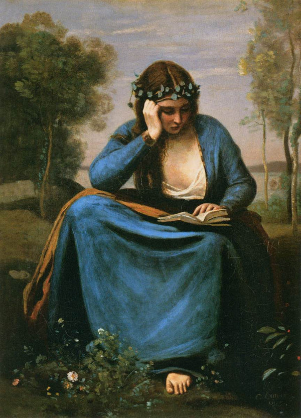 The Reader Crowned with Flowers, or Virgil's Muse, 1845 