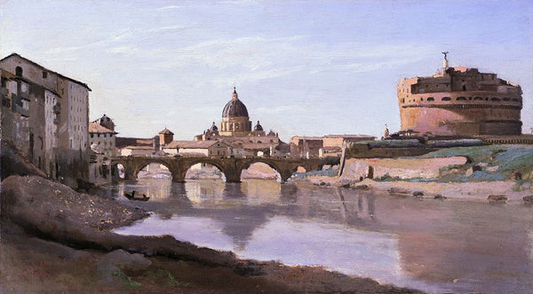 View of St. Peter's and the Castel Sant'Angelo 