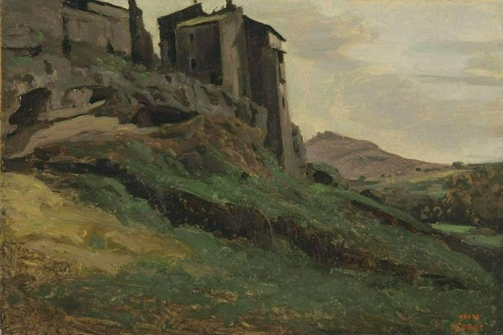 Marino, Large Buildings on the Rocks 