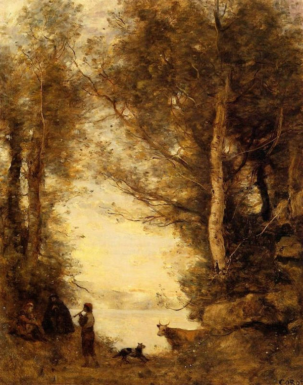 Flute Player at Lake Albano 
