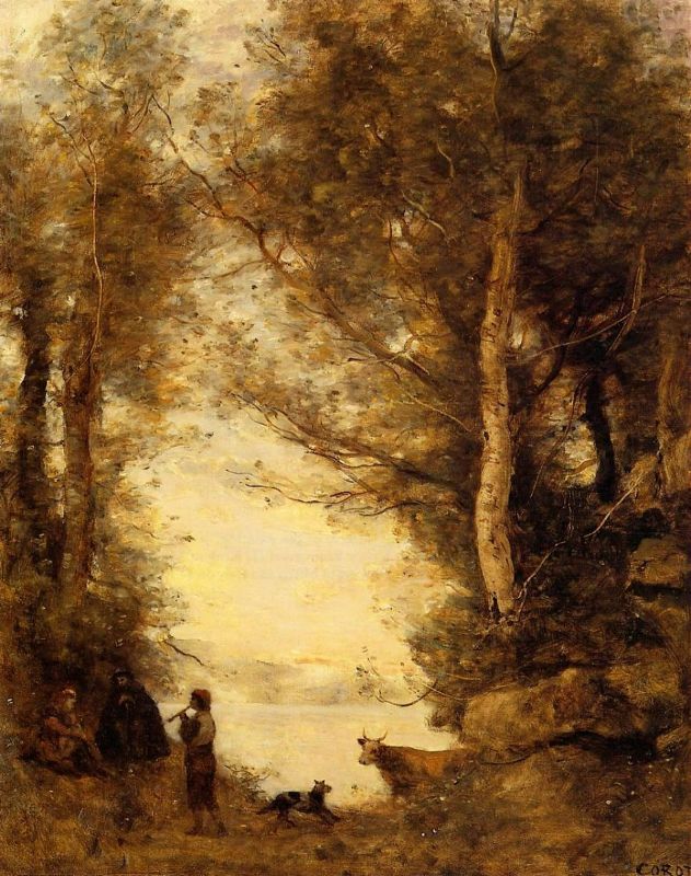 Flute Player at Lake Albano 
