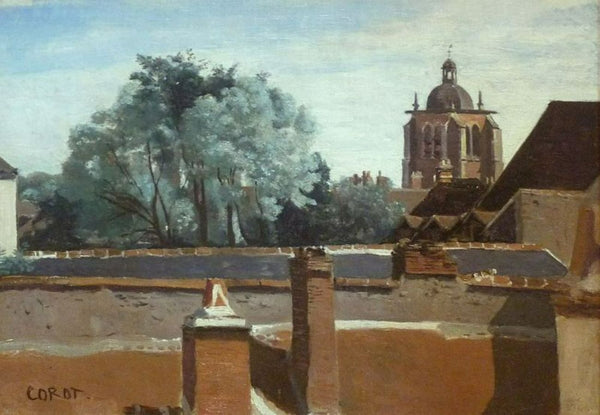 Orleans - View from a Window Overlooking the Saint-Peterne Tower 