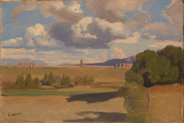 The Roman Campagna with the Claudian Aqueduct 