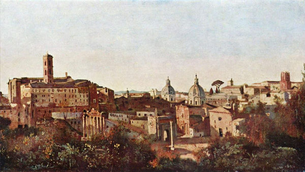 The Forum seen from the Farnese Gardens, Rome, 1826 