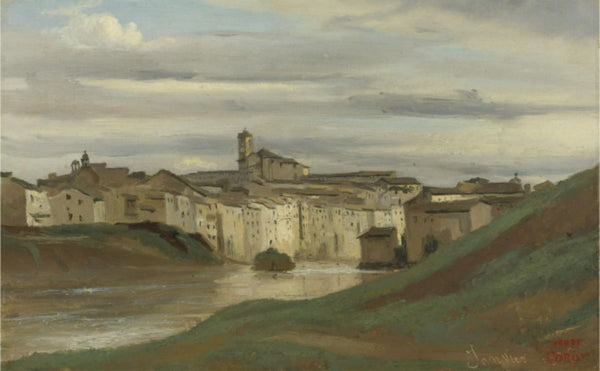On The Banks Of The Tiber, Rome 