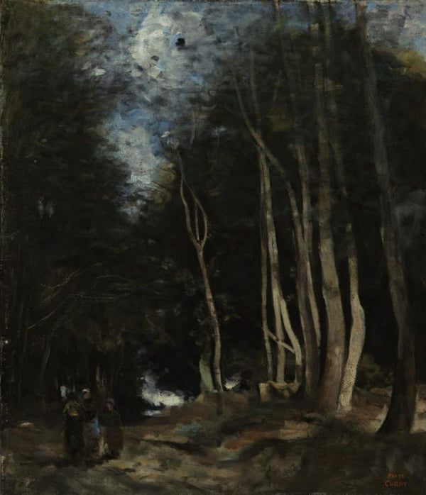 Ville D'Avray, Une Allee Dans Les Bois 