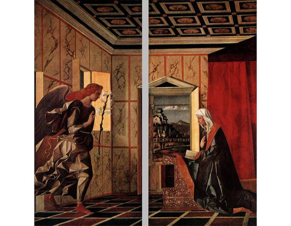 Angel Announcing and Virgin Announciated c. 1500