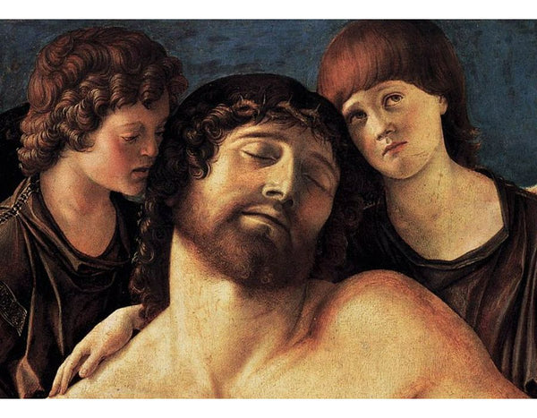 The Dead Christ Supported By Two Angels
