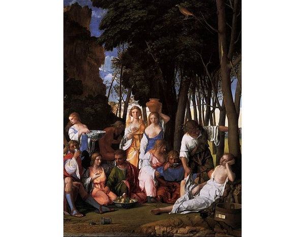 The Feast of the Gods (detail) 1514