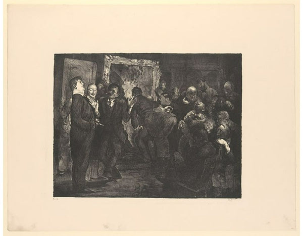 Artists Judging Works Of Art, Second State 