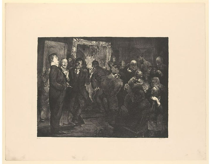 Artists Judging Works Of Art, Second State 