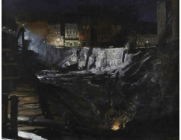 Excavation At Night 