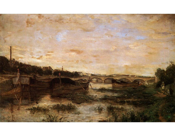 The Seine Below The Pont D Lena