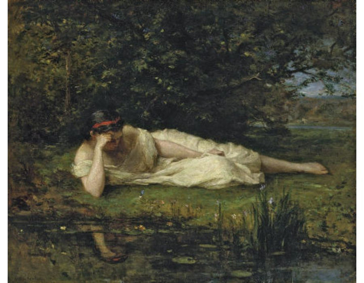 Etude au bord de l'eau