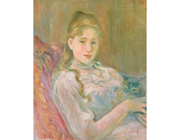 La jeune fille au chat