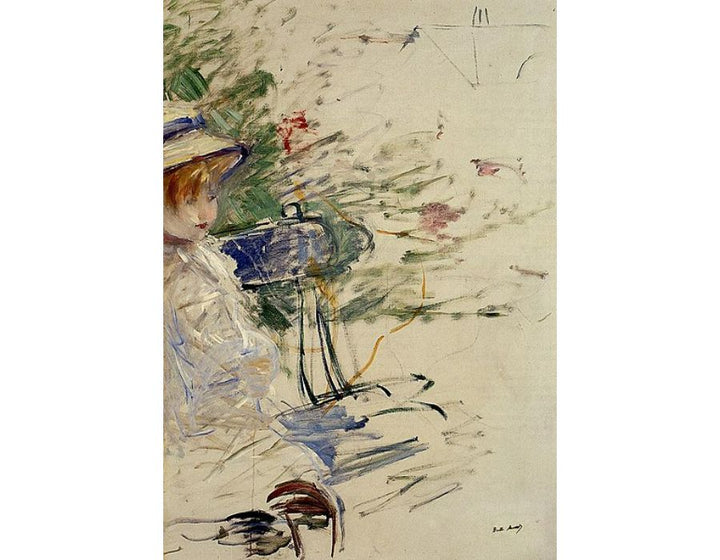 Little Girl In A Garden