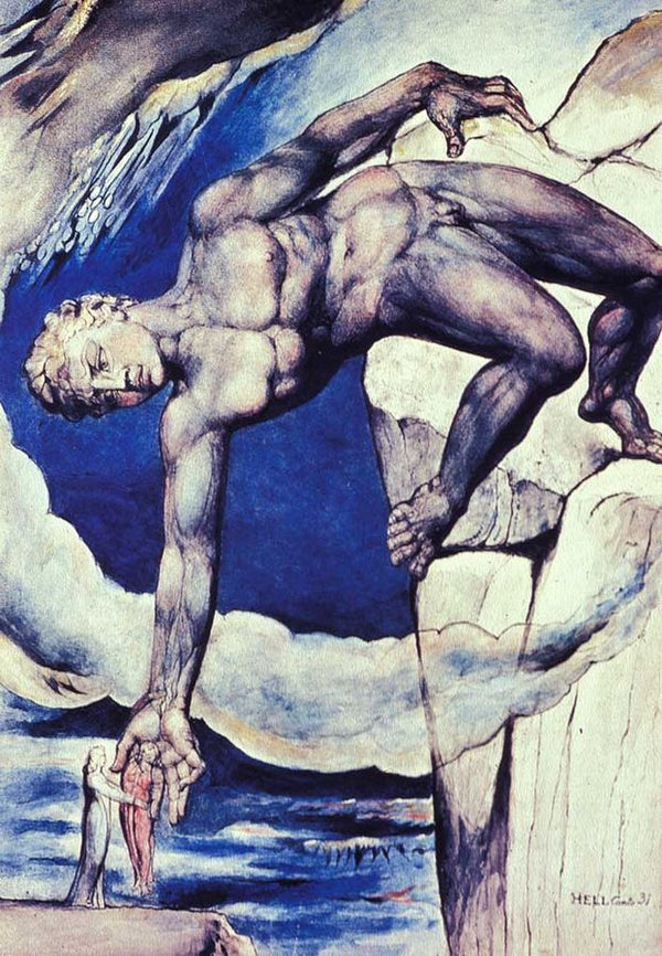 Inferno, Canto XXXI, Antaeus sets down Dante and Virgil in the 9th circle 