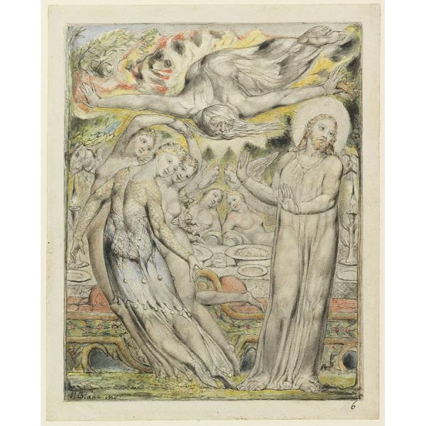 Christ refusing the banquet offered by Satan 