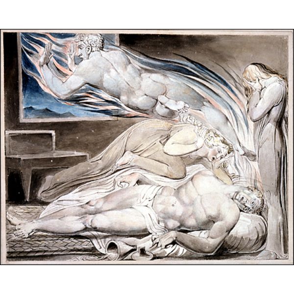 Death of the strong wicked man (The strong wicked man dying) 
