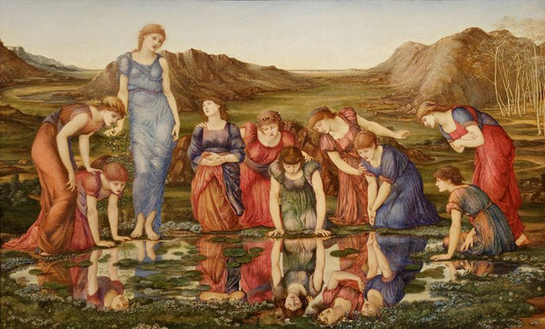 The Mirror of Venus Painting by Edward Burne-Jones