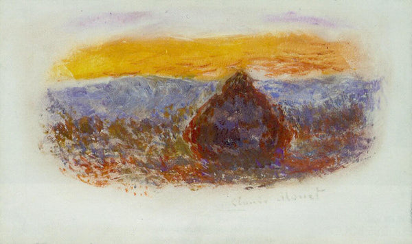 Grainstack At Sunset2 