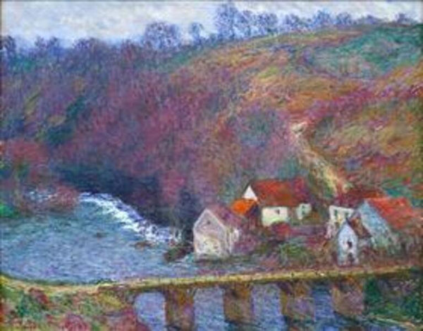 The Grande Creuse By The Bridge At Vervy 