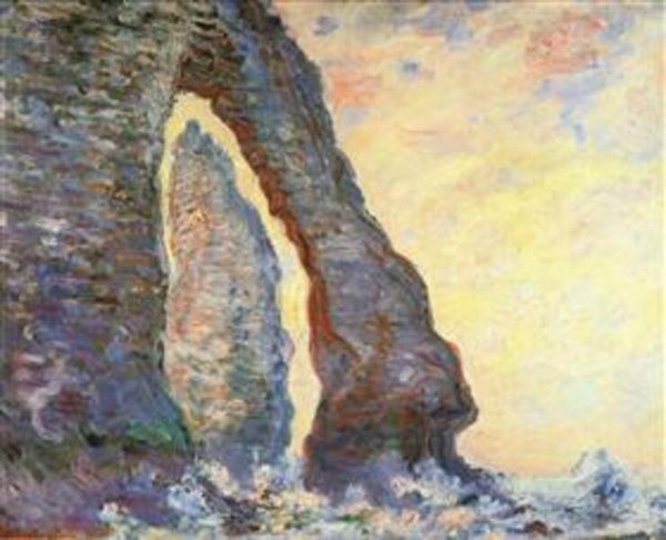 The Rock Needle Seen Through The Porte D Aval 