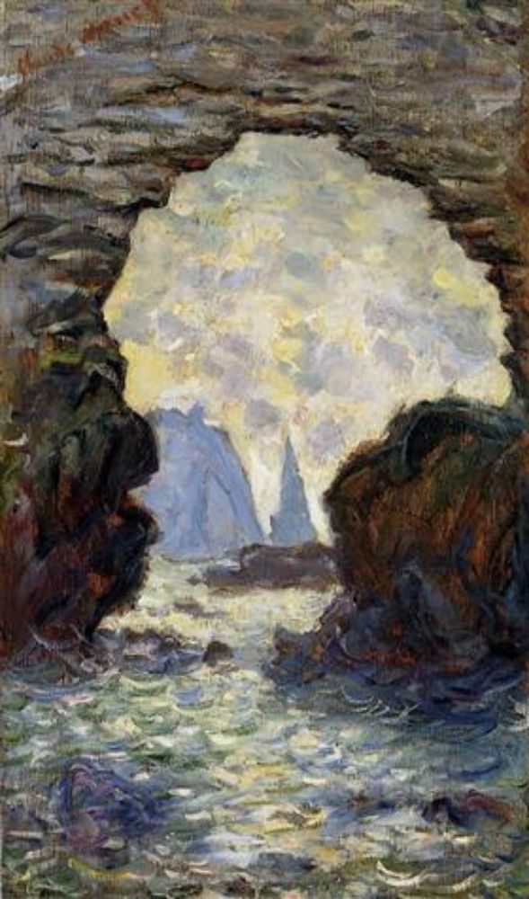 The Rock Needle Seen Through The Porte D Aumont 