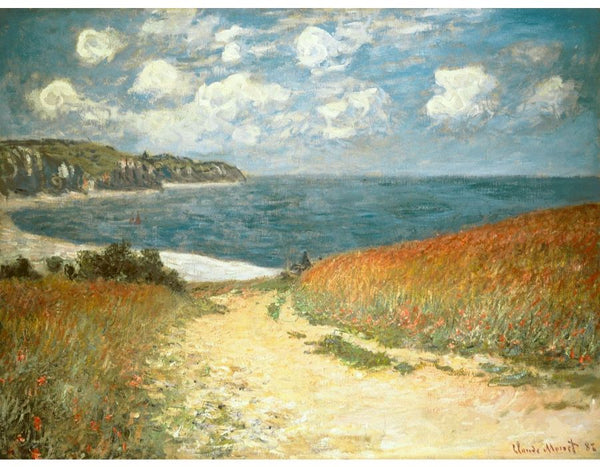 Chemin dans les Bles a Pourville 